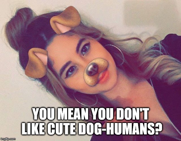 YOU MEAN YOU DON'T LIKE CUTE DOG-HUMANS? | made w/ Imgflip meme maker
