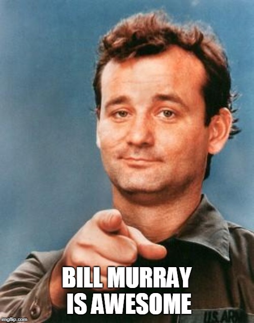 Bill Murray You're Awesome | BILL MURRAY IS AWESOME | image tagged in bill murray you're awesome | made w/ Imgflip meme maker