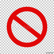 High Quality Prohibited transparent Blank Meme Template