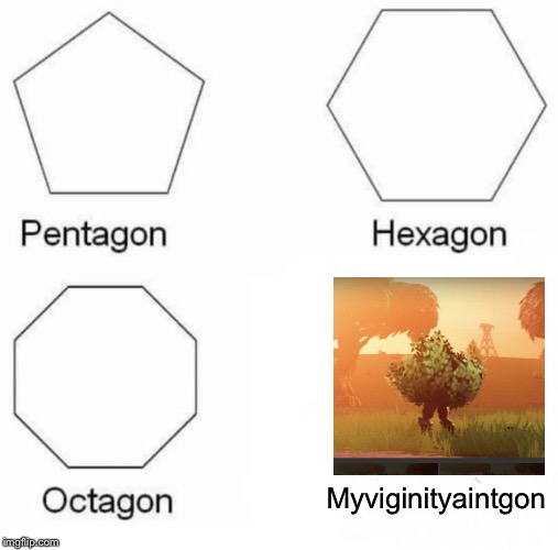 Pentagon Hexagon Octagon | Myviginityaintgon | image tagged in memes,pentagon hexagon octagon | made w/ Imgflip meme maker