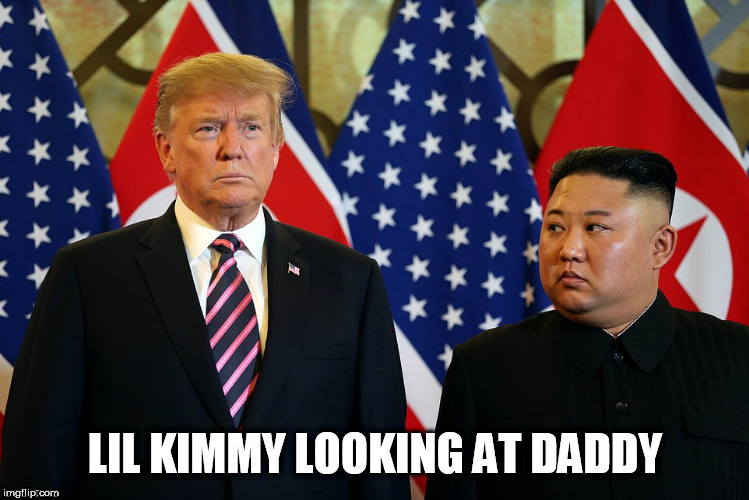 LIL KIMMY LOOKING AT DADDY | image tagged in daddy | made w/ Imgflip meme maker