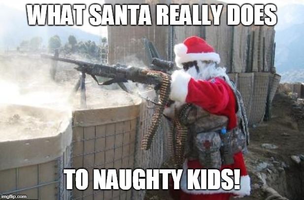 Hohoho | WHAT SANTA REALLY DOES; TO NAUGHTY KIDS! | image tagged in memes,hohoho | made w/ Imgflip meme maker