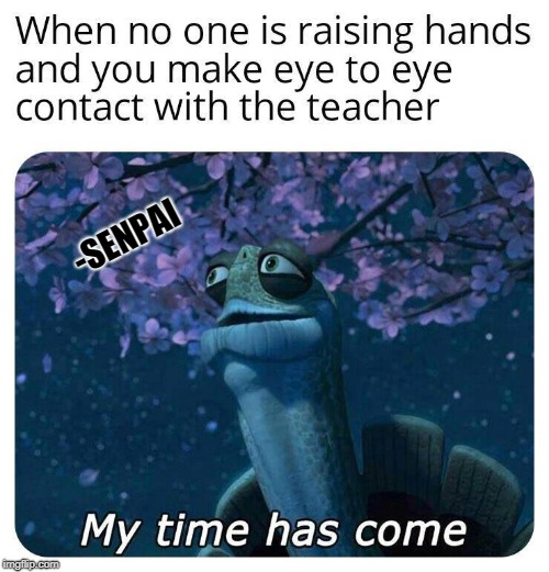 -SENPAI | image tagged in hell no,funny memes,memes | made w/ Imgflip meme maker