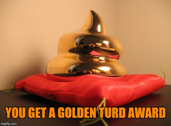 YOU GET A GOLDEN TURD AWARD | made w/ Imgflip meme maker