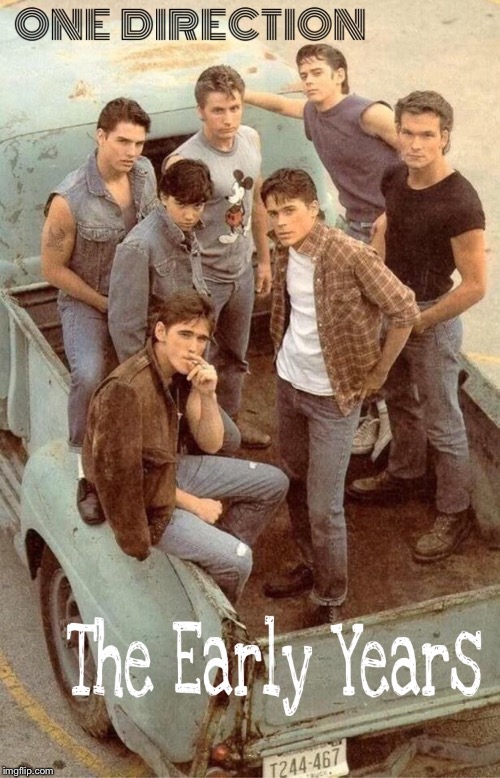 Boy Band Bad Boys | A | image tagged in one direction,boy,bands,80's,movie,sarcasm | made w/ Imgflip meme maker