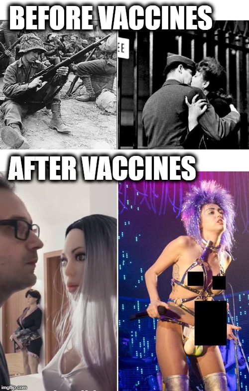 Maybe curing Polio wasn't the best idea... | BEFORE VACCINES; AFTER VACCINES | image tagged in vaccine,polio,kids these days | made w/ Imgflip meme maker