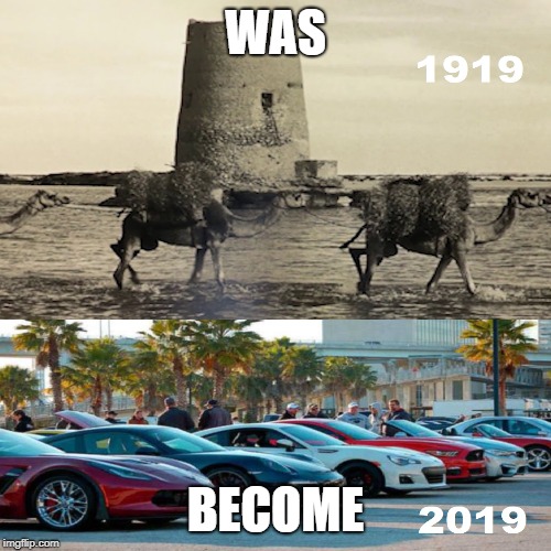 Abu Dhabi was and becomes!  | WAS; BECOME | image tagged in cars,abu dhabi,dubai,animals,exotic,exotic cars | made w/ Imgflip meme maker