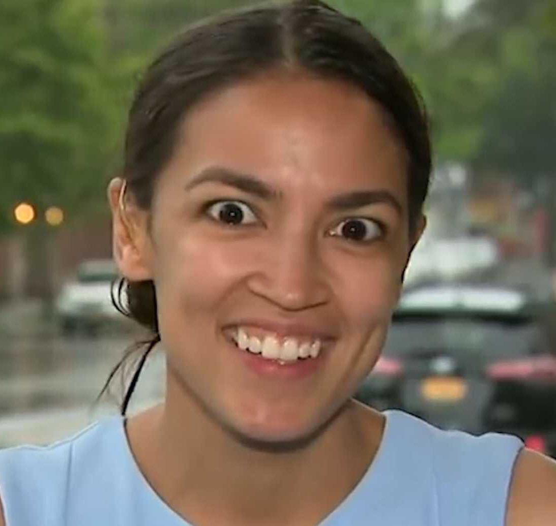 High Quality AOC is Momo Blank Meme Template