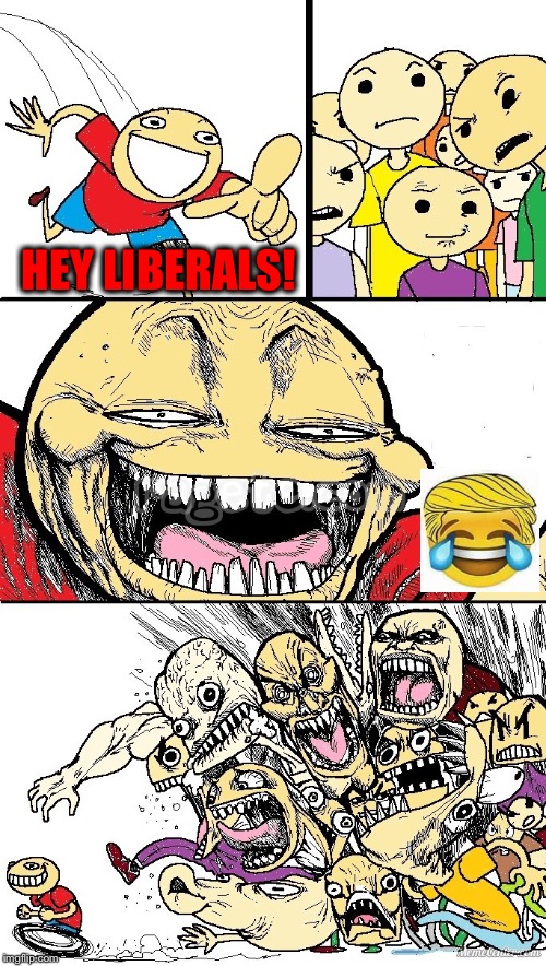 NPC Meme Bumper Sticker Orange Man Bad Political 