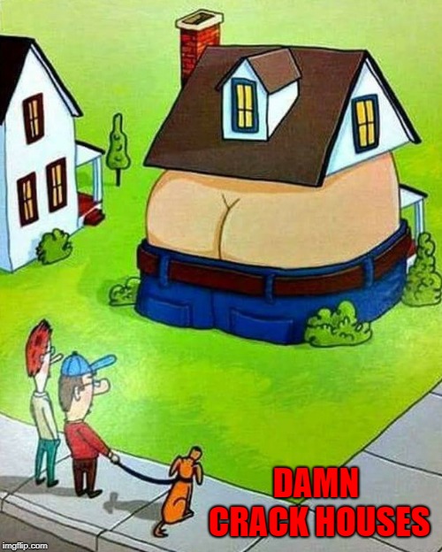 Probably gas heat... | DAMN CRACK HOUSES | image tagged in comics,memes,crack house,funny,gas | made w/ Imgflip meme maker