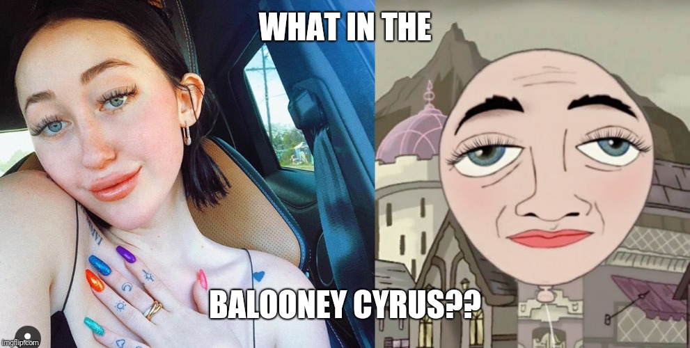 Balooney Cyrus III | WHAT IN THE; BALOONEY CYRUS?? | image tagged in memes,funny,the most interesting man in the world,jesus,jackie chan wtf,what in tarnation | made w/ Imgflip meme maker