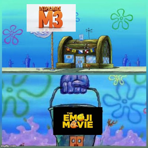 good movie vs crappy movie | image tagged in memes,krusty krab vs chum bucket | made w/ Imgflip meme maker