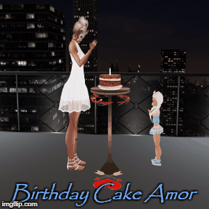 Birthday Cake Amor | image tagged in gifs | made w/ Imgflip images-to-gif maker