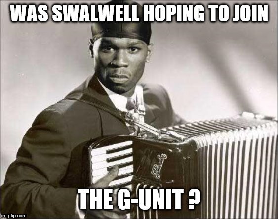 50 Cent Accordion | WAS SWALWELL HOPING TO JOIN THE G-UNIT ? | image tagged in 50 cent accordion | made w/ Imgflip meme maker