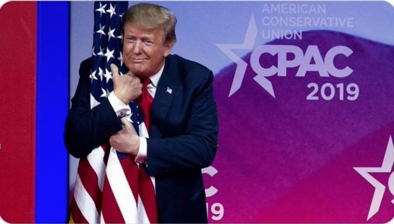 Wrapped In The Flag Blank Meme Template