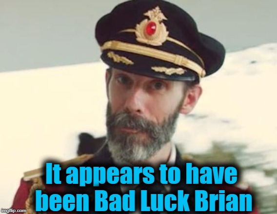 Captain Obvious | It appears to have been Bad Luck Brian | image tagged in captain obvious | made w/ Imgflip meme maker