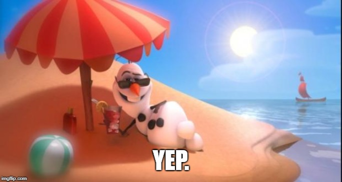 SUMMER | YEP. | image tagged in summer | made w/ Imgflip meme maker
