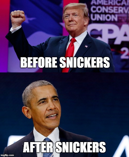 A snickers can change the world | BEFORE SNICKERS; AFTER SNICKERS | image tagged in political meme,snickers | made w/ Imgflip meme maker