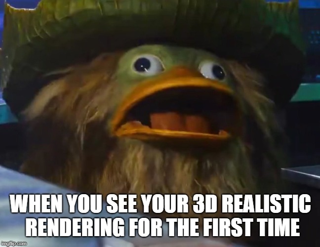 Realistic Ludicolo | WHEN YOU SEE YOUR 3D REALISTIC RENDERING FOR THE FIRST TIME | image tagged in pokemon,funny,funny pokemon,what kind of pokemon is that | made w/ Imgflip meme maker