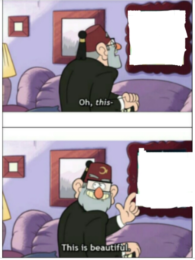 This is good Blank Meme Template