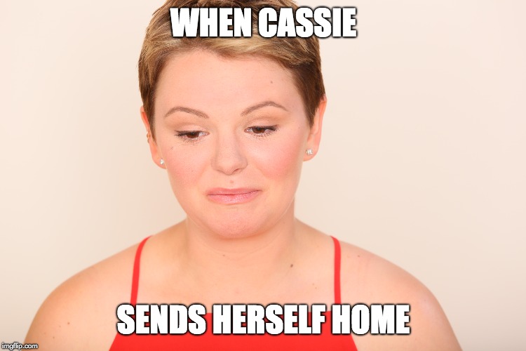 The Bachelor | WHEN CASSIE; SENDS HERSELF HOME | image tagged in funny memes,awkward,bachelor | made w/ Imgflip meme maker