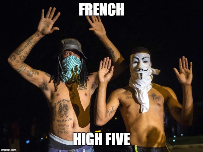 FRENCH HIGH FIVE | made w/ Imgflip meme maker