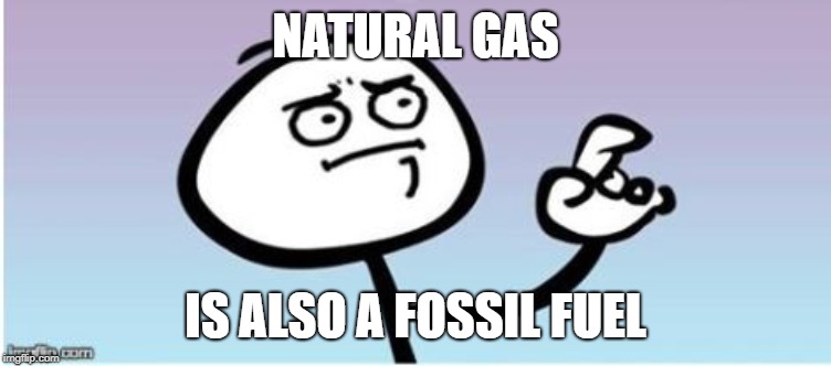 wait a minute guy panel II | NATURAL GAS IS ALSO A FOSSIL FUEL | image tagged in wait a minute guy panel ii | made w/ Imgflip meme maker