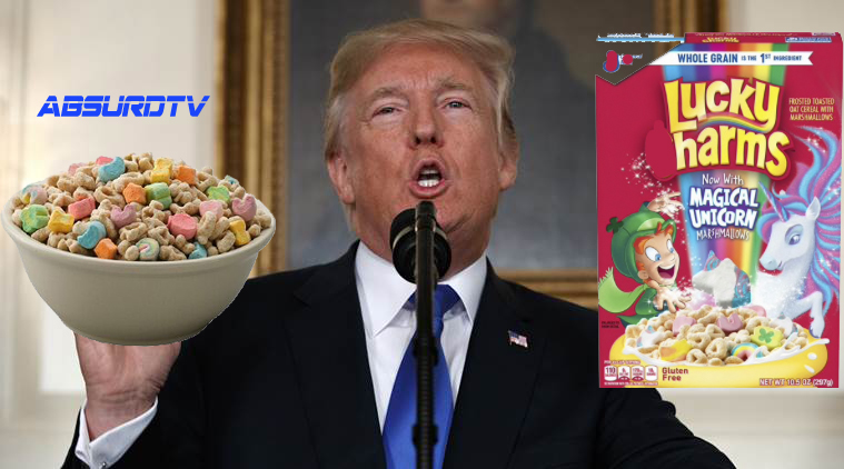 trump cereal day Blank Meme Template