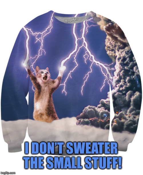 I DON’T SWEATER THE SMALL STUFF! | made w/ Imgflip meme maker