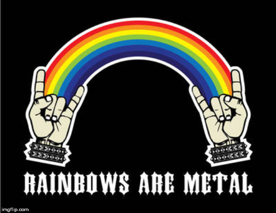 Ronnie James Dio agrees | . | image tagged in ronnie james dio,rainbow,horns,heavy metal | made w/ Imgflip meme maker