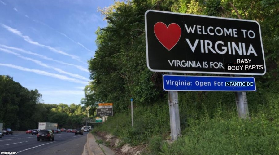 What happened to Virginia? | BABY BODY PARTS; INFANTICIDE | image tagged in virginia,dnc,gop,trump 2020,abortion is murder | made w/ Imgflip meme maker