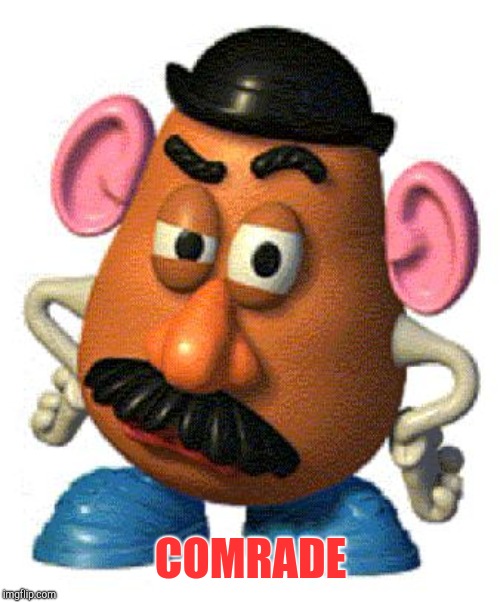 Mr Potato Head | COMRADE | image tagged in mr potato head | made w/ Imgflip meme maker
