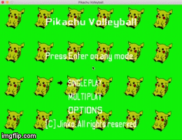 GitHub - sj602/PikachuVolleyball: Pikachu Volleyball game made by C++ ...