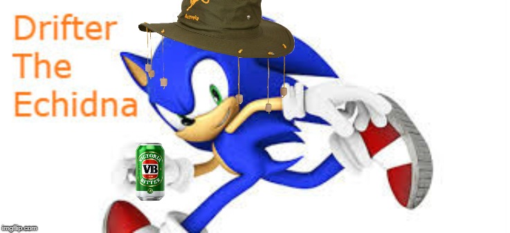 If Sonic Was Australian  | image tagged in meanwhile in australia,australia,sonic the hedgehog,sonic,if sonic was aussie,funny memes | made w/ Imgflip meme maker