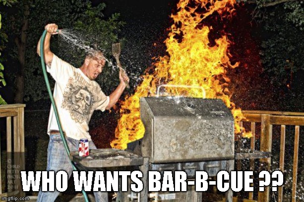 BBQ Extreme | WHO WANTS BAR-B-CUE ?? | image tagged in bbq extreme | made w/ Imgflip meme maker