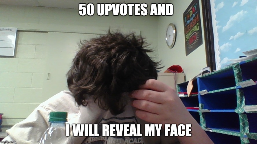 i will | 50 UPVOTES AND; I WILL REVEAL MY FACE | image tagged in memes | made w/ Imgflip meme maker