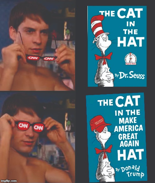 Cat in the MAGA Hat | image tagged in cat in the hat,maga | made w/ Imgflip meme maker