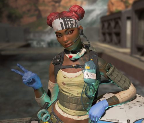 High Quality Lifeline Apex Legends Blank Meme Template