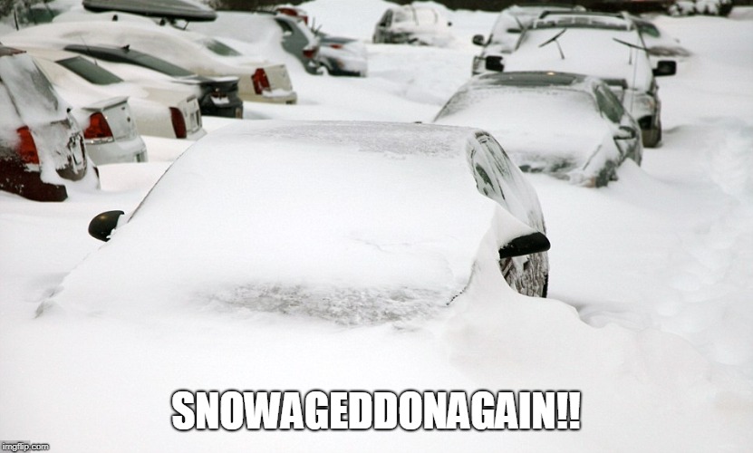Snow again! | SNOWAGEDDONAGAIN!! | image tagged in snow,winter,blizzard | made w/ Imgflip meme maker