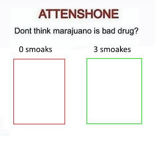 High Quality Attenshone Blank Meme Template