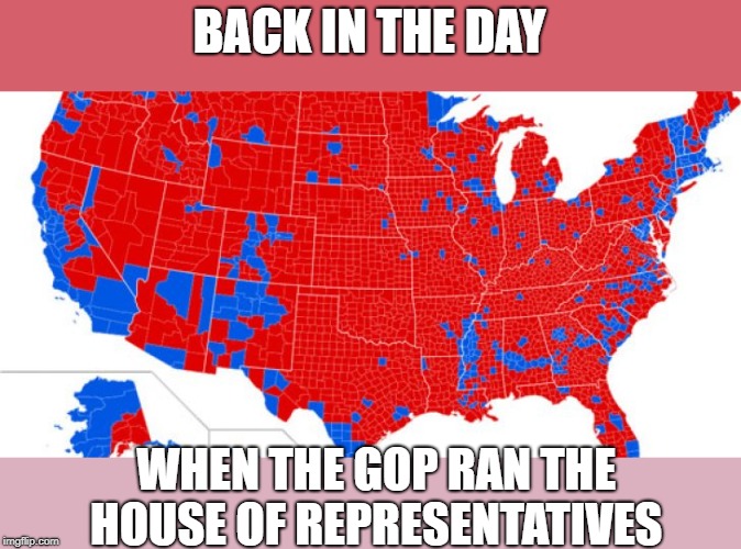 BACK IN THE DAY; WHEN THE GOP RAN THE HOUSE OF REPRESENTATIVES | image tagged in truth bomb,politics lol,trump to gop,gop hypocrite | made w/ Imgflip meme maker