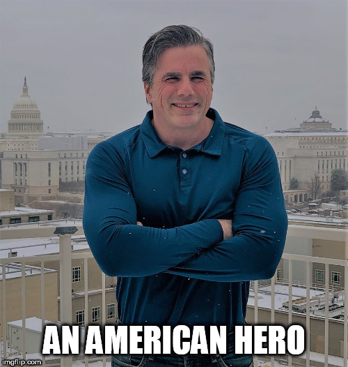 AN AMERICAN HERO | image tagged in hero | made w/ Imgflip meme maker