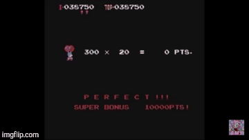 Perfect Score | image tagged in gifs,balloon fight | made w/ Imgflip images-to-gif maker