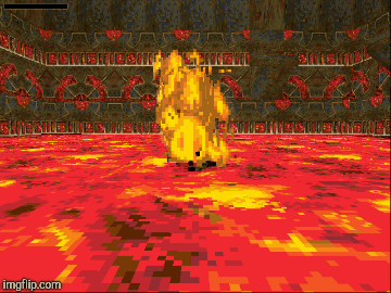 Lava Fire! | image tagged in gifs,tomb raider 1996 | made w/ Imgflip images-to-gif maker