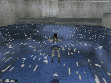 City of Vilcabamba water | image tagged in gifs,tomb raider 1996 | made w/ Imgflip images-to-gif maker