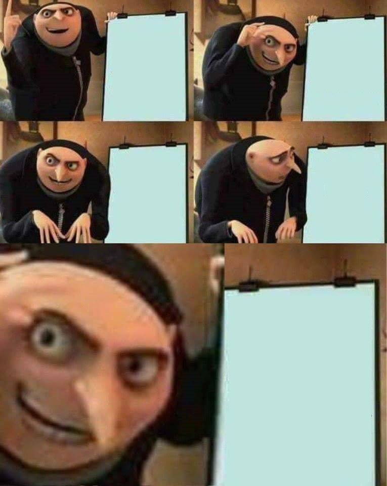 Gru's Plan Blank Meme Template