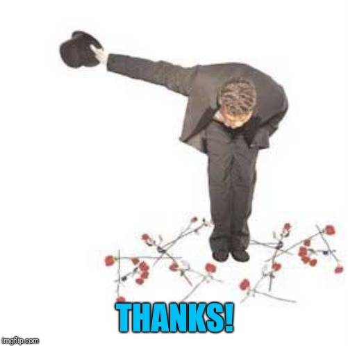 Thank  You | THANKS! | image tagged in thank you | made w/ Imgflip meme maker