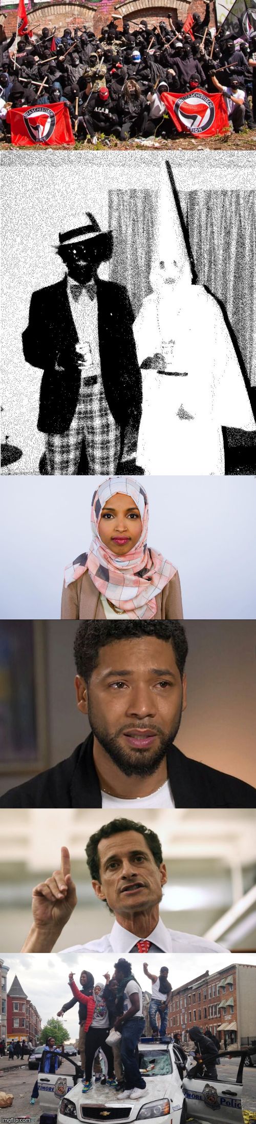 image tagged in anthony weiner,riot,antifa,governor northam,ilhan omar,jussie smollett | made w/ Imgflip meme maker