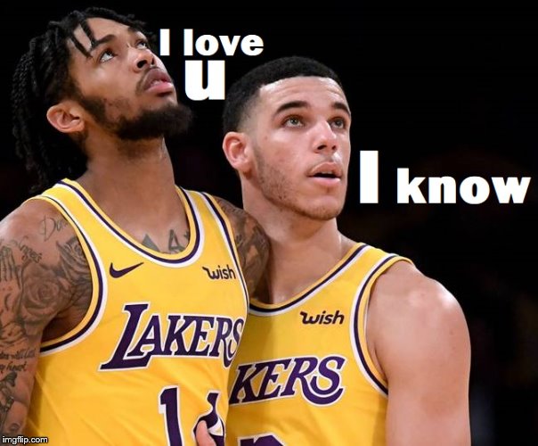 Lakers Love | image tagged in lebron james | made w/ Imgflip meme maker
