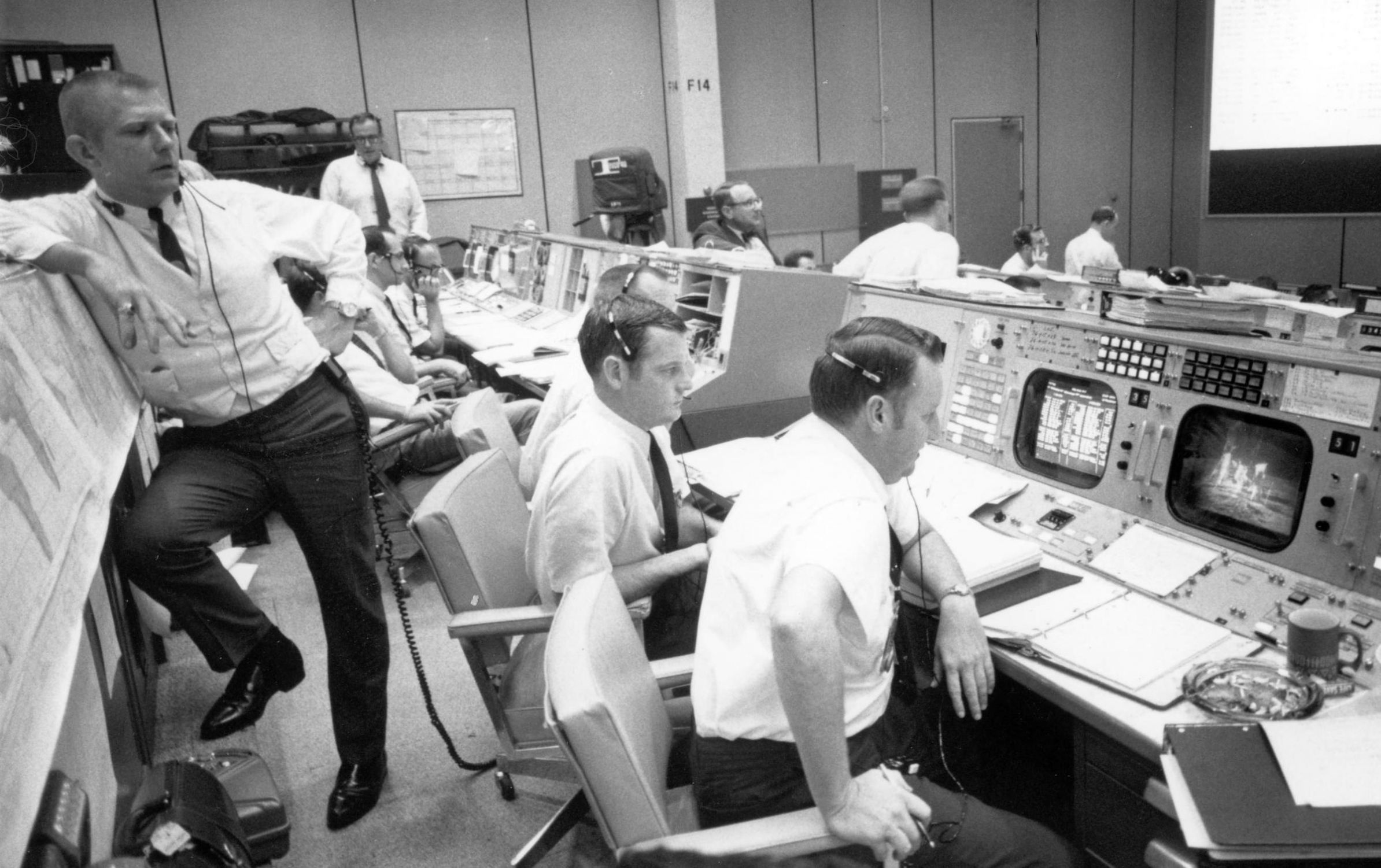 High Quality Apollo 11 mission control Blank Meme Template